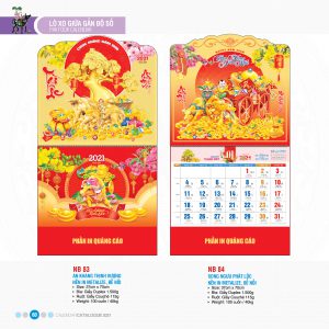 Mẫu lịch lò xo giữa 2021