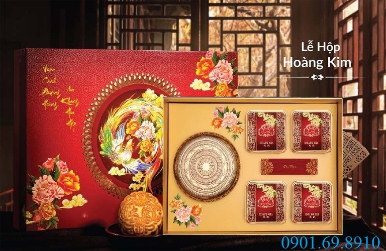 Bánh trung thu Đại Phát mẫu lễ hộp Hoàng Kim
