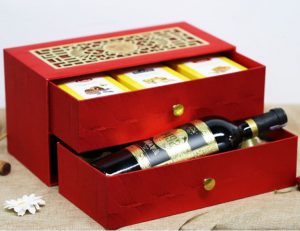 Mẫu hộp quà hai tầng