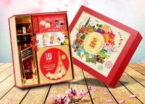 Hộp quà tết tạo sự sang trong cho các món quà