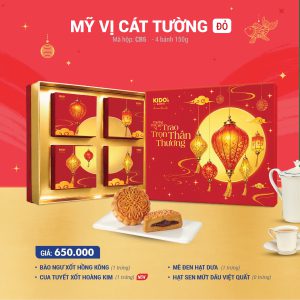 MỸ VỊ CÁT TƯỜNG (Đỏ) 4 Bánh x 150G