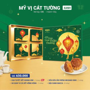 MỸ VỊ CÁT TƯỜNG (Xanh) 4 Bánh x 150G