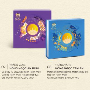 Trăng Vàng Hồng Ngọc – An Bình Hộp Tím (4 Bánh X 160g)