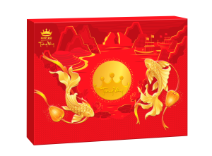Trăng Vàng Hồng Ngọc An Thịnh ( Đỏ) - Hộp giấy 4 bánh x 160g