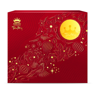 TRĂNG VÀNG HỒNG NGỌC AN NHIÊN ( ĐỎ) HỘP GIẤY 4 BÁNH X 160G