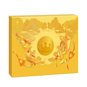 TRĂNG VÀNG HỒNG NGỌC AN PHÚ ( VÀNG) 4 HỘP GIẤY 4 BÁNH X 160G
