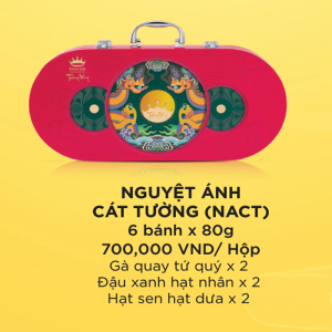 TRĂNG VÀNG NGUYỆT ÁNH CÁT TƯỜNG – HỘP GIẤY 6 BÁNH X80G