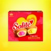 SOLITE BÁNH BÔNG LAN TRÒN KEM VỊ DÂU & VỊ BƠ SỮA - Hộp giấy 288G
