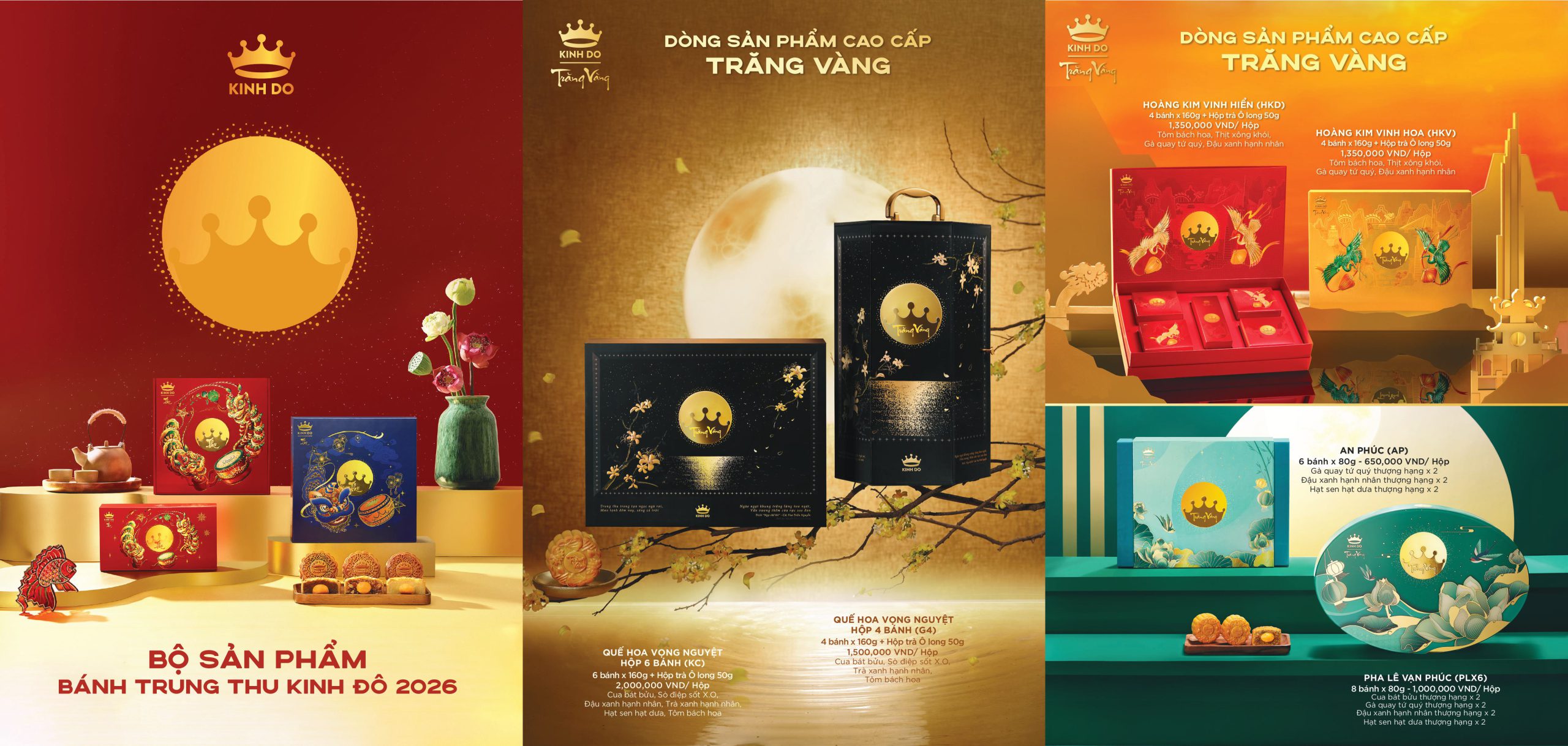 Báng giá bánh Trung thu 2026